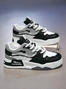 Men's Mesh Thick Sole Sports Shoes, Trendy Slip-Resistant Casual Sneakers, Durable Fashion Dad Shoes for Daily Wear, Sneakers Trainer Shoes