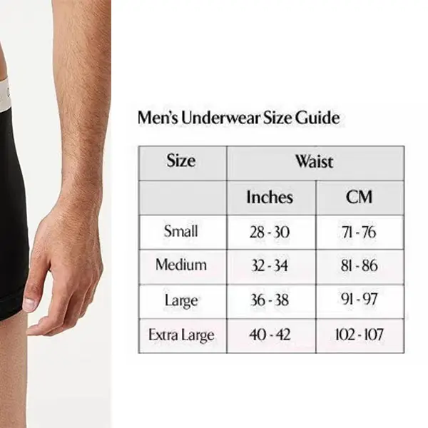 3 pieces of men's summer soft cotton elastic flat angle underwear classic version men's underwear white, gray, black
