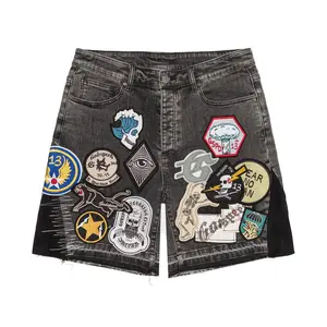 GODSPEED PATCH WORK DENIM SHORT