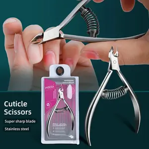 Professional Stainless Steel Cuticle Trimmer, Nail and Toe Nail Care Tool, Silver Color, Model Xinghao, No Battery Included