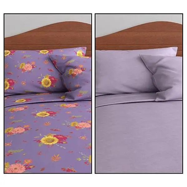 South Street Loft Set of (2) 4pc Microfiber Sheet Set