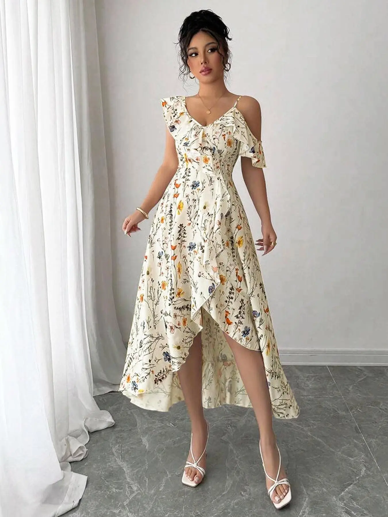 fashionable dresses for ladies Amazon.com: Womens Dresses Women Maxi Long Dress Ladies Christmas Dress  Vintage Polka Dot Dress Short Sleeves High Waist A-Line Dress Black S :  Clothing, Shoes & Jewelry main image 0