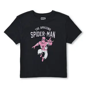 Junior's Marvel: Spider-Man Amazing Swing Spidey T-Shirt