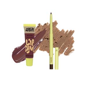 long-lasting lip cream with lip liner, moisturizing lip cream & lip liner, easy coloring lip sticks, suitable for all occasions lip makeup, cosmetic