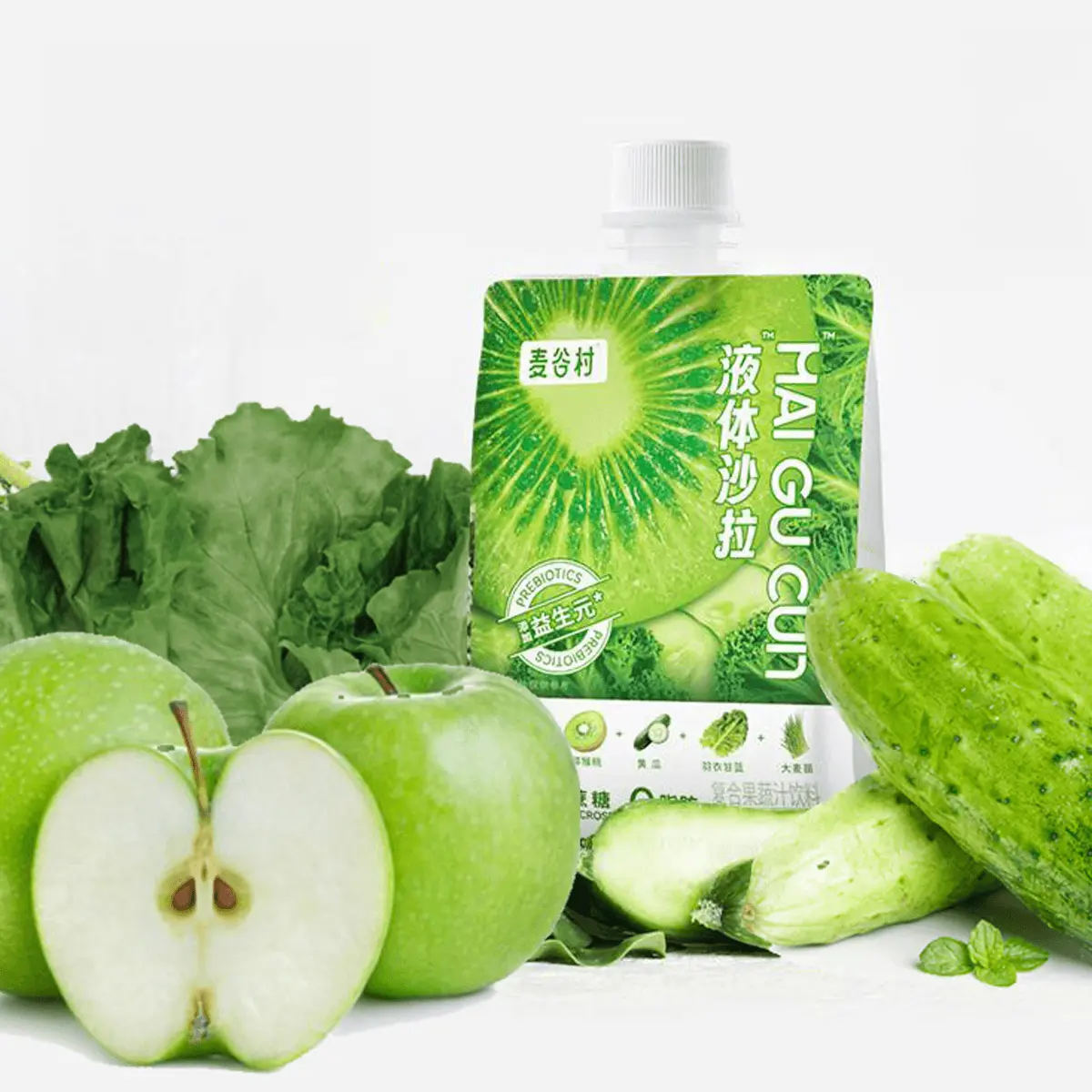 MAI GU CUN 0 Fat Liquid Salad - Kale Fiber Meal Replacement Juice