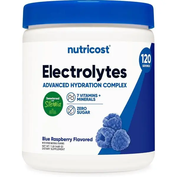 Electrolytes Complex Powder (Blue Raspberry) 120 Servings
