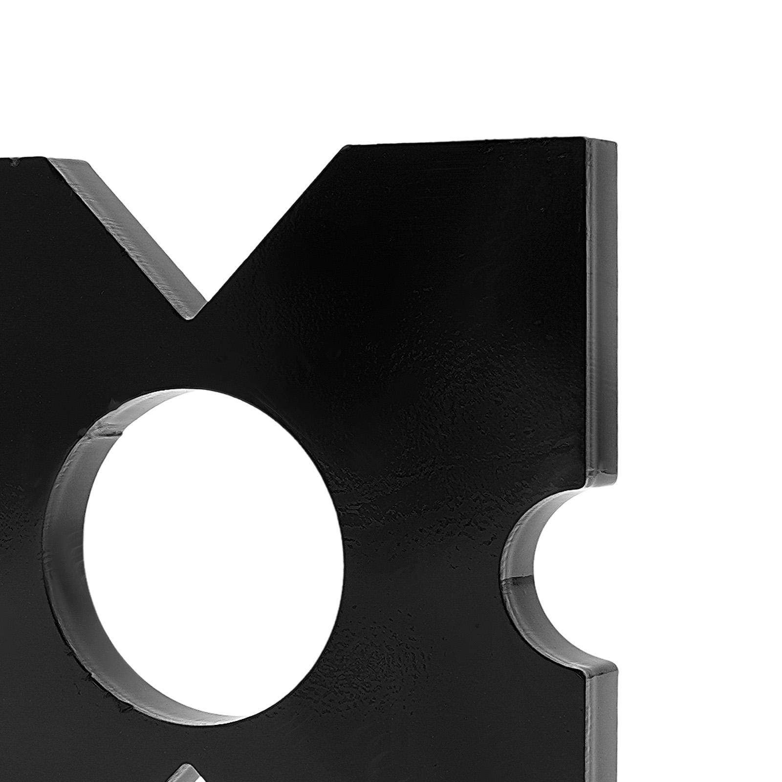 2-Pack Heavy Duty Press Plate for 20-Ton & 32-Ton Presses, 1-Inch Thick High-Strength Iron Die with Spray Coating, High Impact Resistance & Durability for Workshop Factory Production Line Use