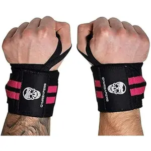 Weightlifting Wrist Wraps (IPF Approved) 18" Professional Quality Wrist Support with Heavy Duty Thumb Loop - Best Wrap for Powerlifting Competition, Strength Training, Bodybuilding