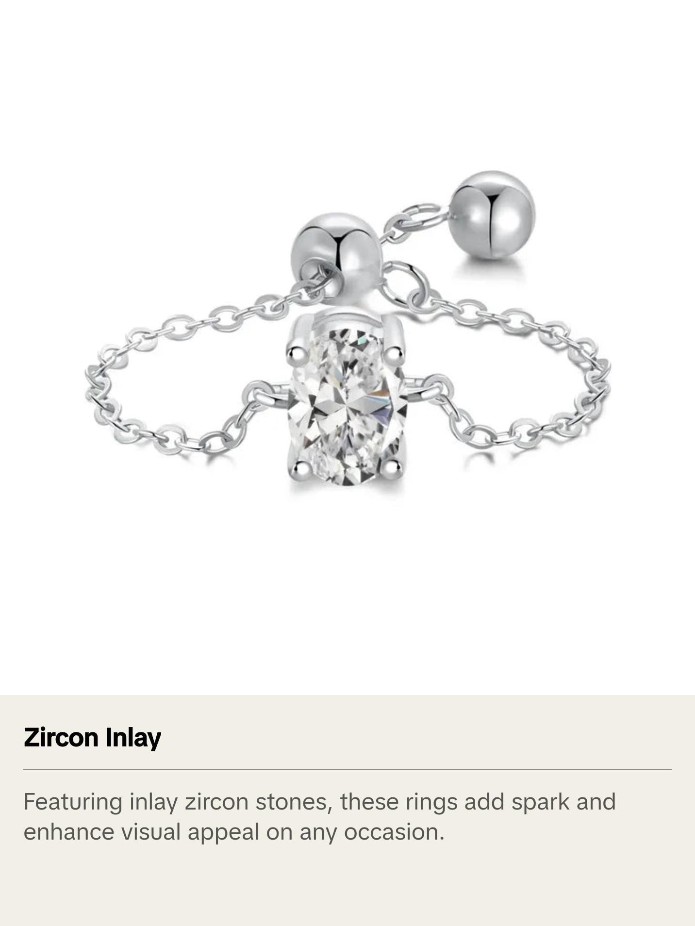 Adjustable Gem Rings