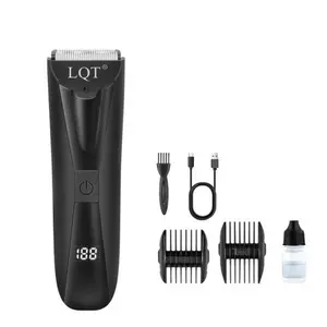 LQT Professional Cordless Hair Clippers for Women & Men, Waterproof Body Grooming Kit, Rechargeable Electric Trimmer with LED Display, Perfect for Hair, Beard, Bikini, Full Body Grooming
