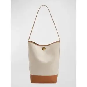 Altuzarra - Large North-South Canvas Bucket Bag - Natural Canyon