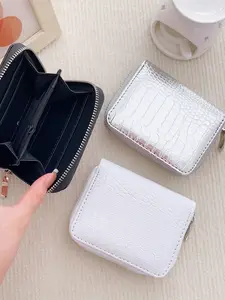 Women's Card Holder Wallet, Stylish PU Leather Design, Compact Credit Card Organizer, Perfect Gift for Ladies, All Seasons Use