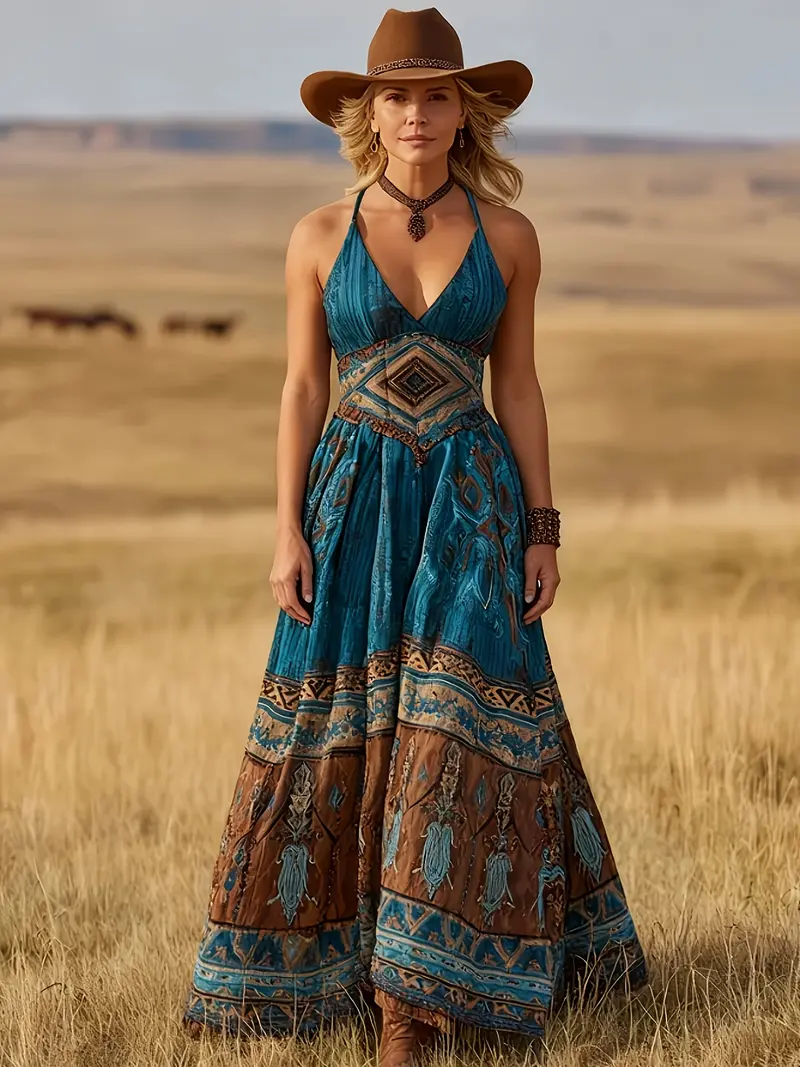 Cute western boho dresses - TikTok Shop