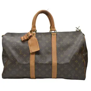 Pre-owned Louis Vuitton canvas Shoulder Bags $1420 1991 Monogram Duffle Boston Bag Keepall 45 SP0911