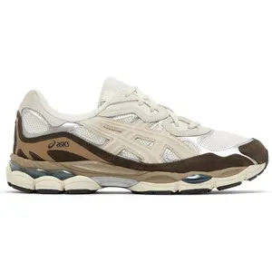 ASICS Gel-NYC Cream Mocha Mens Unisex Sneaker 1203A383-103 Authenticity Guaranteed Comfortable Everyday Wear for Running and Training