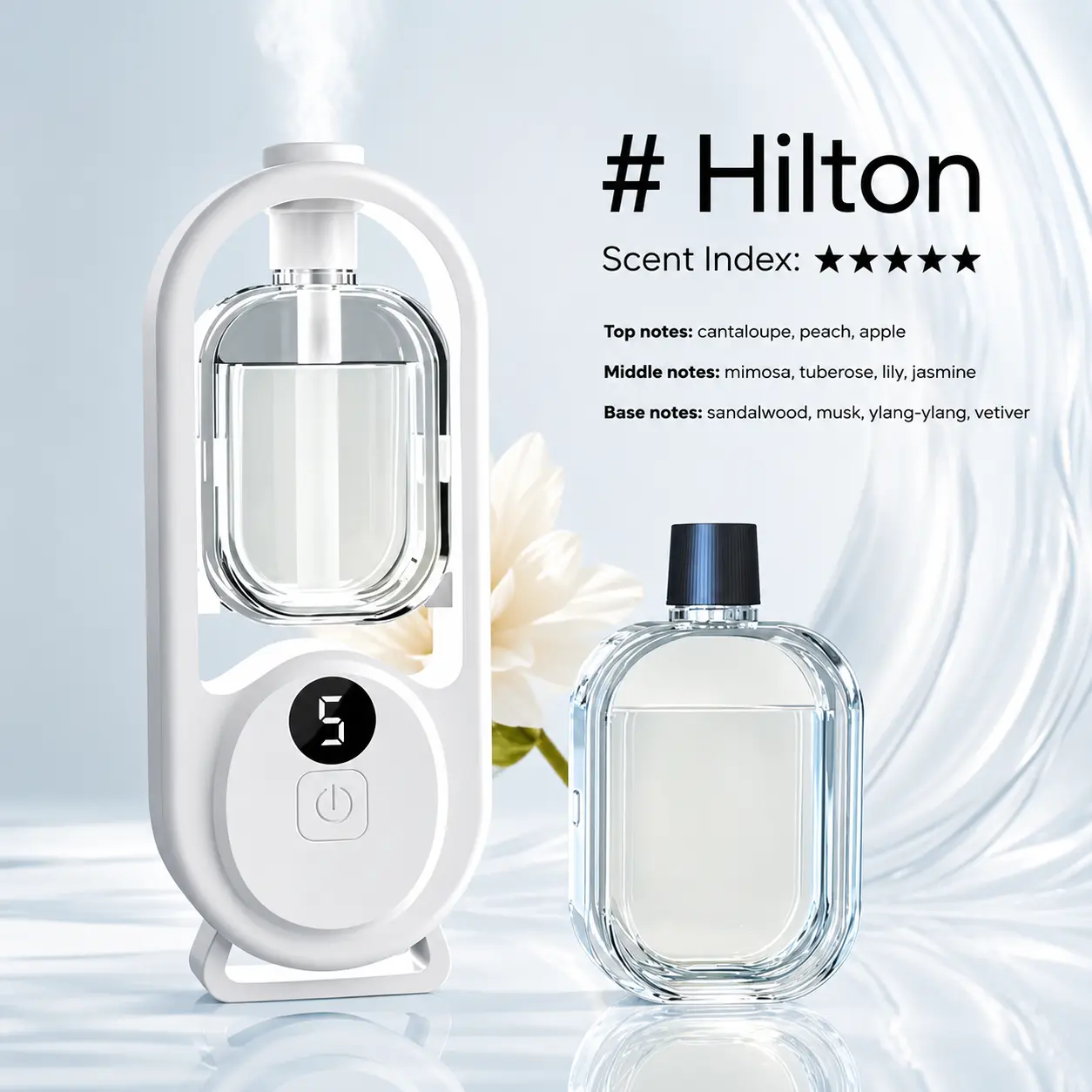 Aromatherapy Diffuser 1 Bottle [Hilton Essential Oil]