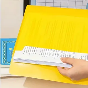 Heavy-Duty Wall-Mounted File Organizer with Color-Coded Compartments & Labelled Sections - Multi-Tier Storage for, Office Supplies, - Bulletin Board-like Paper Holder for Students, Teachers, Workers (No Desk Space Needed)