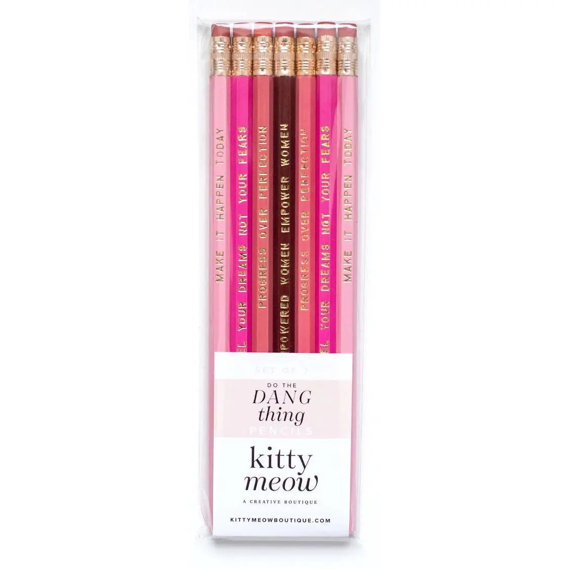 Do the Dang Thing, Motivational Pencil Set