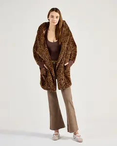 The Luxe Unisex Lounger Lite Jacket - Vintage Leopard