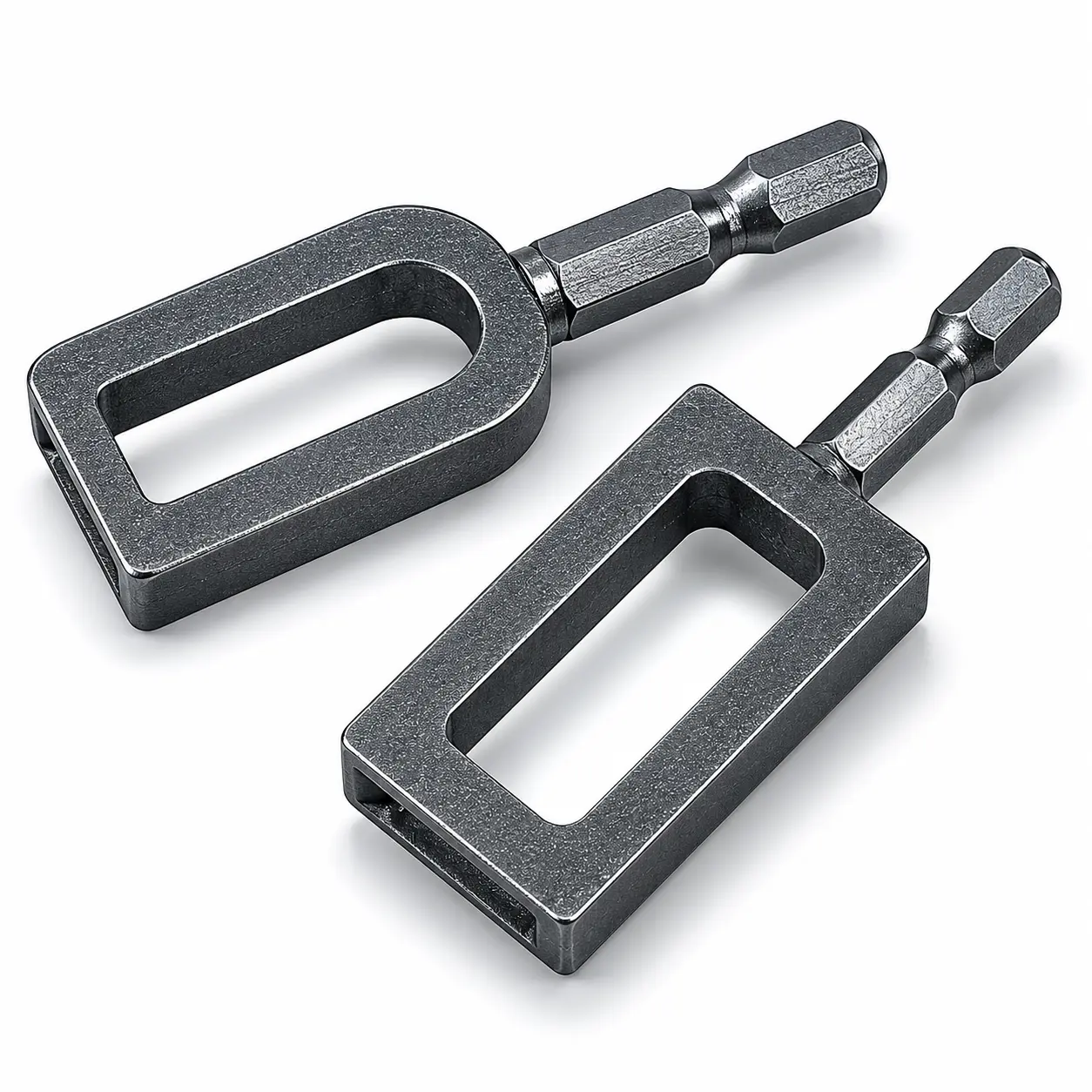 Home Supplies 2-Pack Carbon Steel Wire Twister Tool Set, 1/4"-Hex Shank Drill Accessory with 1×#9 Rounded Twister, Fast Strong Uniform Twists for Farm Fencing Fence Tying, Transforms Drill into Twisting Tool for DIY Projects