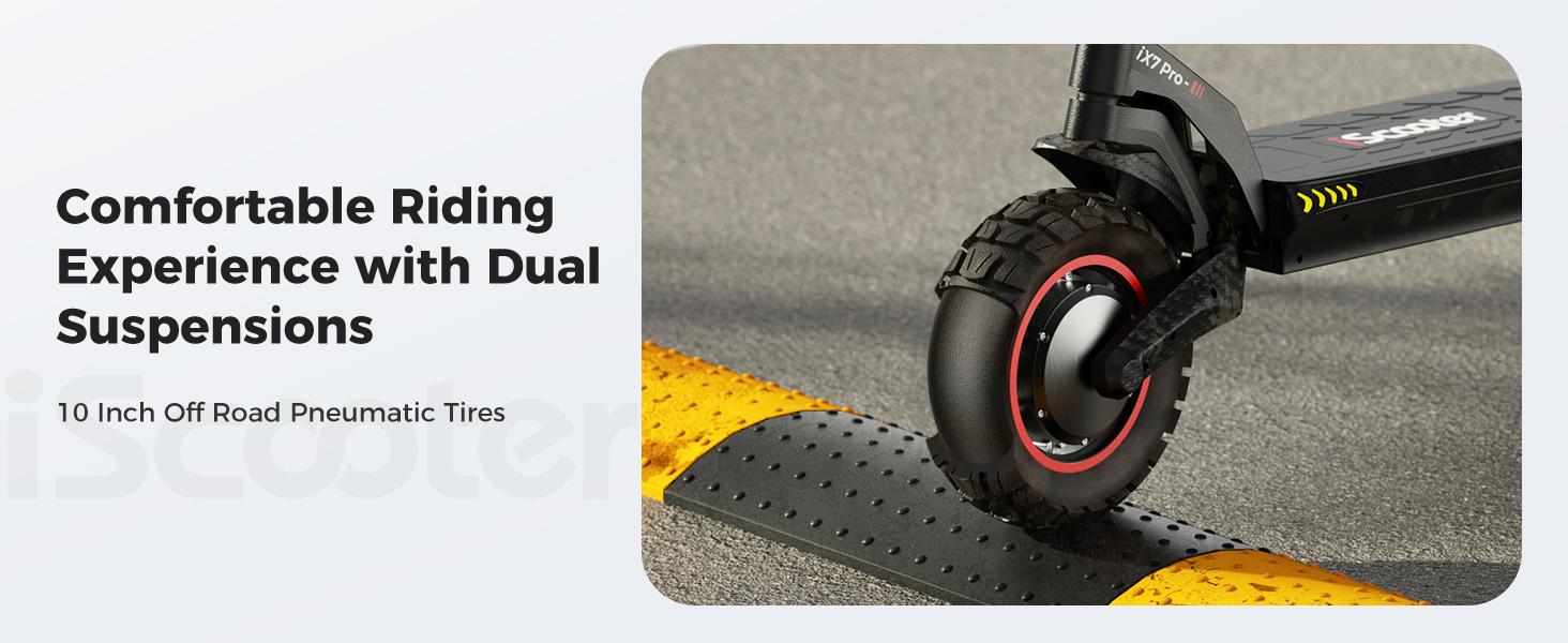 Electric Scooter 2000W/1000W Motor, 38/28 MPH Max Speed, 10"/11" Off-Road Tires, Foldable Scooter for Adults with Cruise Control & Dual Suspensions, All-Terrain Commuter Escooter