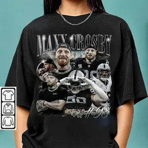 Maxx Crosby Shirt - Vintage American Football Graphic Tee - 90s Bootleg Inspired Fan Gift - Unisex Shirt