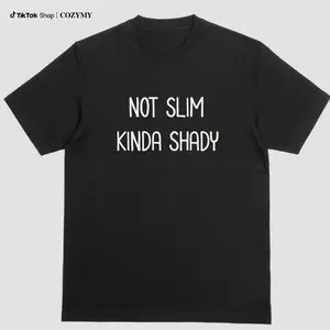 Unisex Short sleeve shirt, NOT SLIM KINDA SHADY