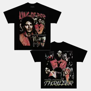 MICHAEL JACKSON & THRILLER 2.0 Graphic Tee, Unisex Double Sided Shirt, Gift For Fans