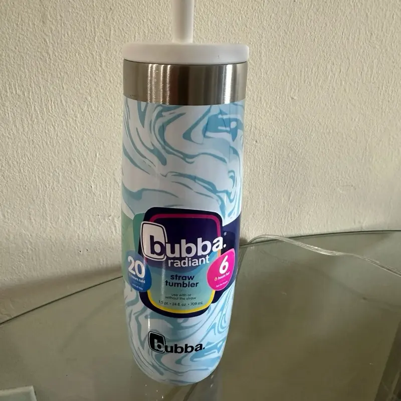 Bubba radiant straw tumbler