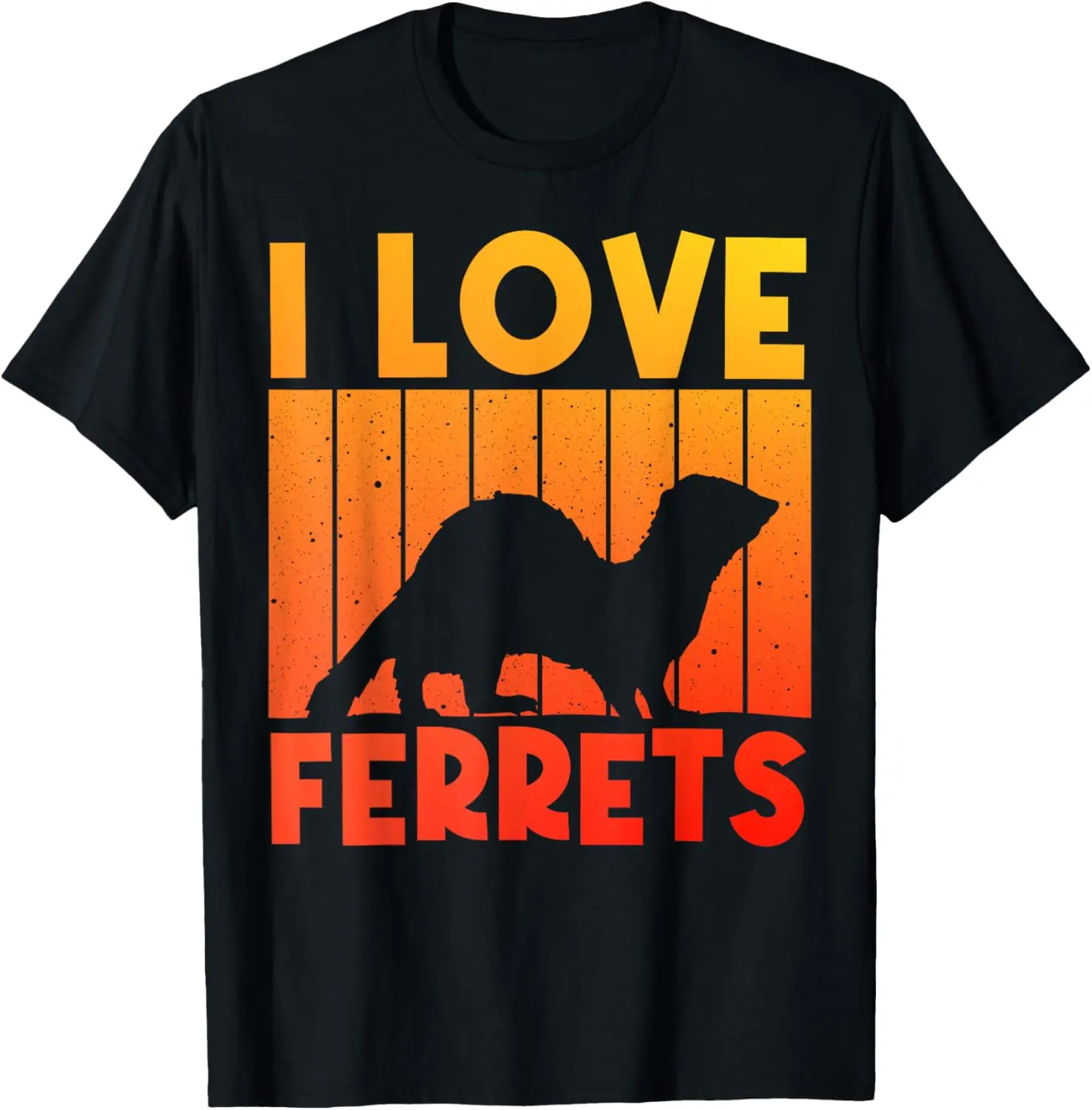 100% Cotton Cool Ferret Design For Men Women Ferret Lover Pet Animal T-Shirt