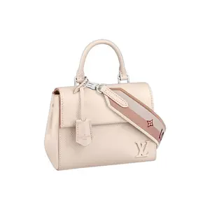 Louis Vuitton Cluny Mini Epi Leather Handbag With LV Monogram And Fixed Strap For Women In Beige