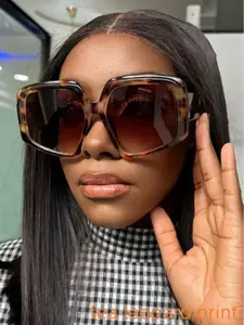 New Vintage Large Frame Fashion Glasses, Unisex Simple Versatile Daily Wear Casual Stylish Decorative Eyewear, Women Men