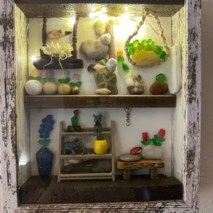 Shadow box "balconies"