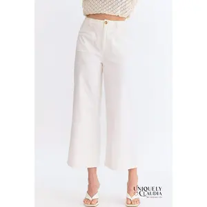 Kelly Off-White Culotte Pants