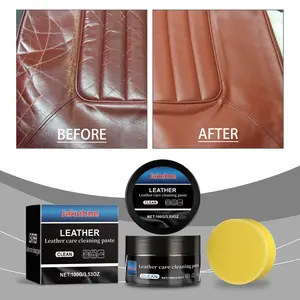 Leather Cleaning and Care Cream Furniture Leather Polishing Care Leather Sofa Cleaning and Renovation Maintenance Agent