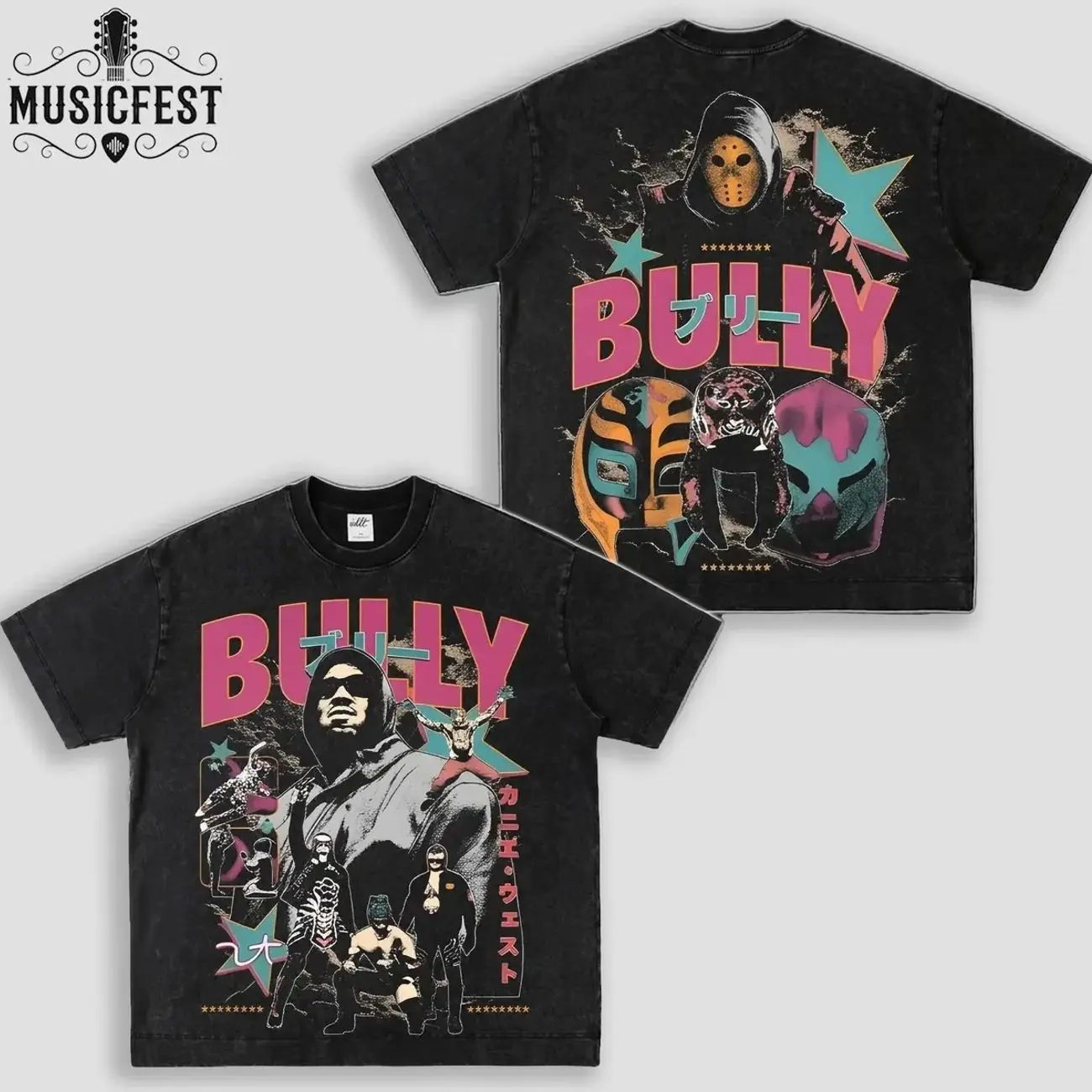 YE - Bully Album Graphic 28.3.2026 Premium Washed T-Shirt For Ye Fans, Ye Stans Hip-Hop Shirt, Gift For Ye Fan Graphic Tee, Bully Album Fan Merch Shirt CNW