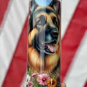 German Shepard 20 Oz tumbler