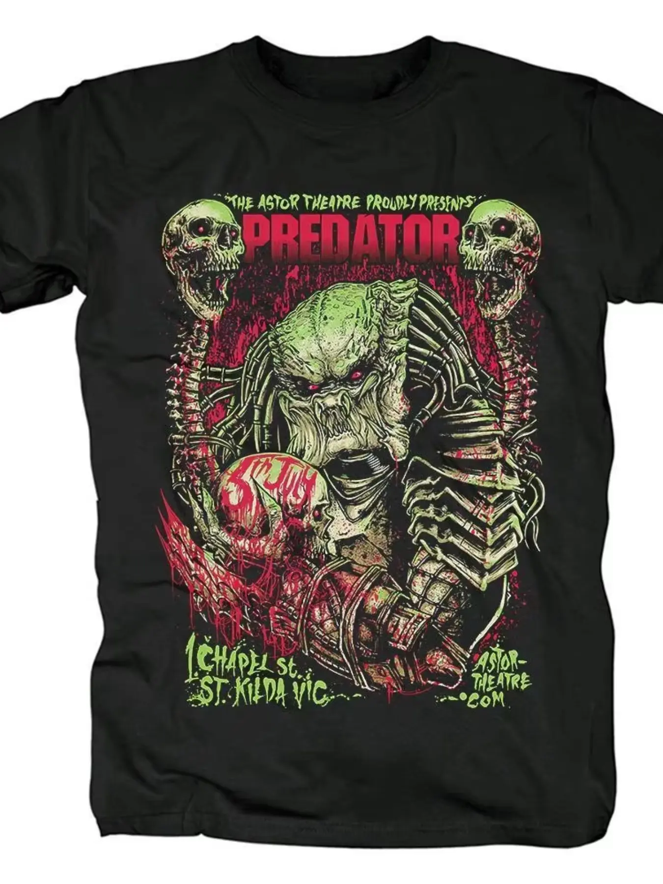 The Predator sci-fi movie T-shirt Alien vs Predator AVP Alien vs Predator men's T-shirt Casual Geometric quality printed sports top