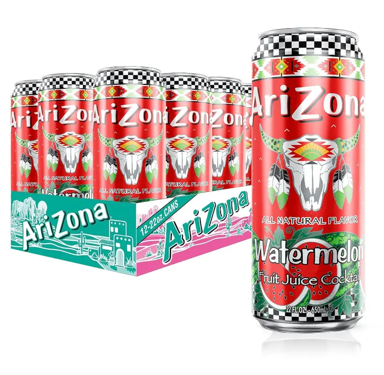 AriZona Watermelon | Fruit Juice Cocktail | 22 Fl Oz (12 Pack)