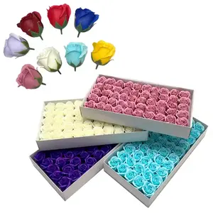 50pcs Eternal Roses With Gift Box; Artificial Roses With Fragrance; Simulation Roses, Home Decoration, Decorative Props, Gifts; Eternal Flowers; Suitable For Proposal, Valentine'S Day, Wedding, Birthday, Christmas, Thanksgiving, Mother'S Day.
