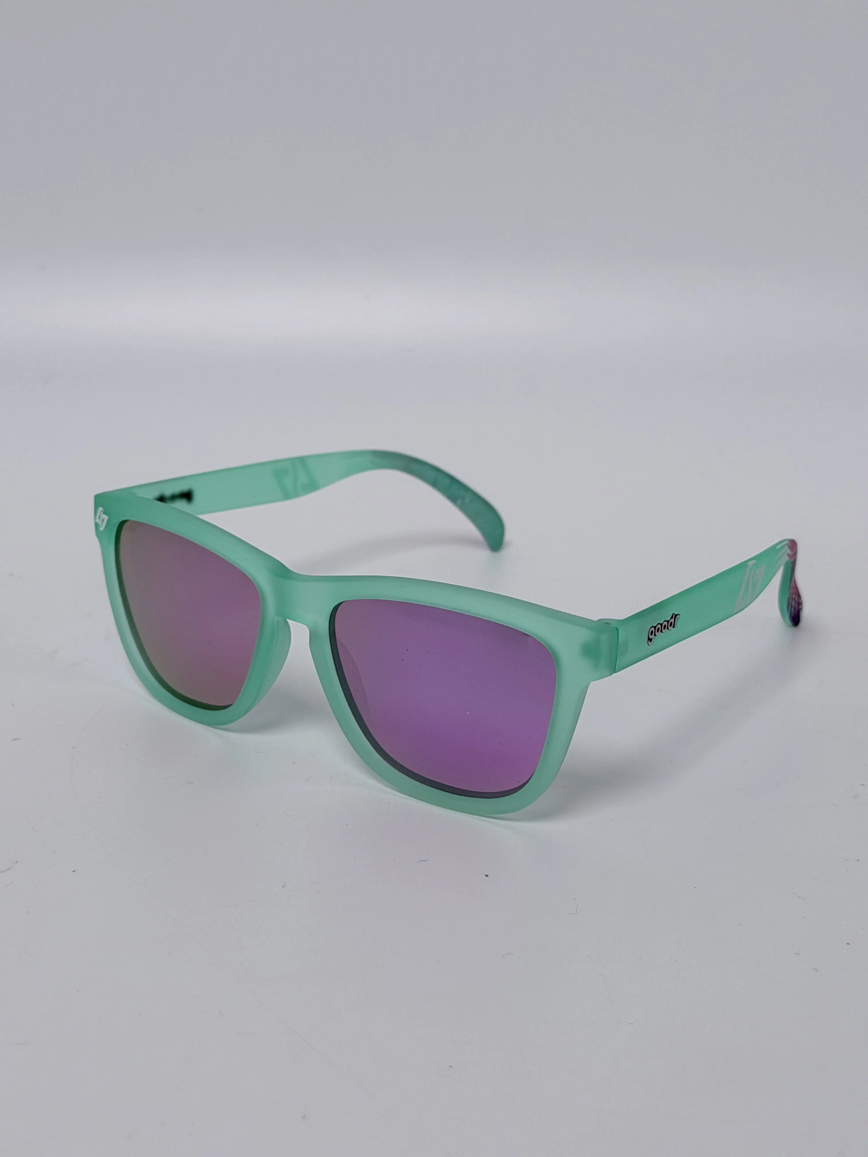 goodr The OG Polarized Sunglasses  Electric Dinotopia Carnival GR9555