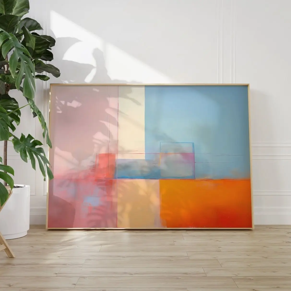 Horizontal Wall Art -  Timeless Museum-Abstract Mark Rothko Print | Framless Poster N