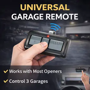 Universal Garage Door Opener Remote – Compatible with Chamberlain, Craftsman, LiftMaster, Genie, Wayne Dalton, Stanley, Linear – Replaces 893LM / 893Max / 971LM – Wireless Keypad & Keyless Entry for Secure Home Access