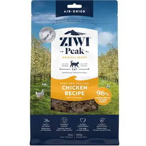 ZIWI Peak Air-Dried Cat Food – Chicken - All Natural, High Protein, Grain Free, Limited Ingredient w/ Superfoods (14oz)