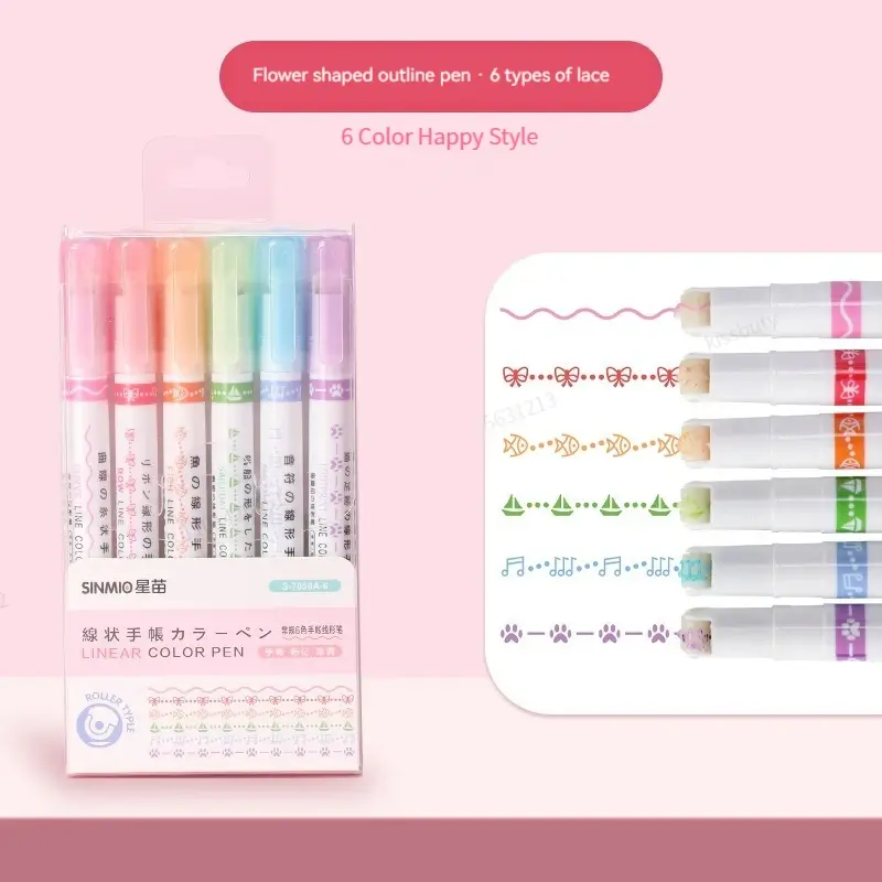 6 Color Happy Style