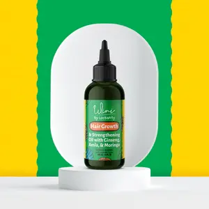 Wini by Locsanity Hair Growth Oil for Locs, Dreadlocks, Dreads, Loose Natural Hair - Blackberry, Amla, Moringa, Tamanu, Flax Seed, Ginseng, Hibiscus, Bhringraj Natural Vegan 4 OZ Haircare Lightweight