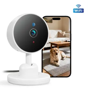 1080P Smart Security Camera, 2.4GHz WiFi Surveillance Cam, HD Video,IR Night Vision, PIR Motion Detection, Baby/Pet Monitor, 2-Way Talk, 24/7 Indoor Use, Cloud & SD Card Storage, Easy Setup