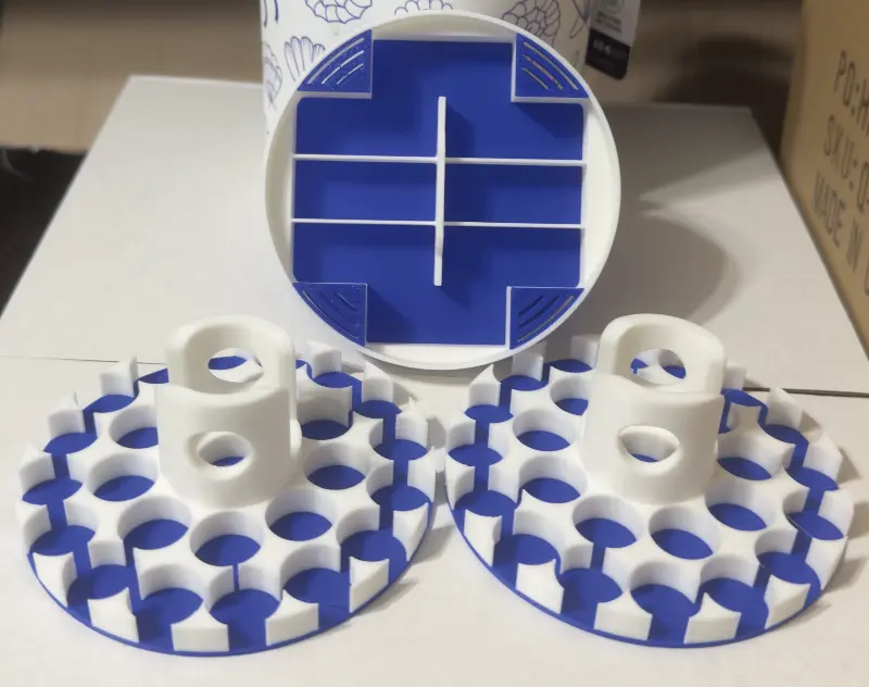 Dual Color 60 3ml Vial Insert Set for 32oz Hydrapeak Food Jars Dual Color 60 3ml Vial Insert Set for 32oz Hydrapeak Food Jars