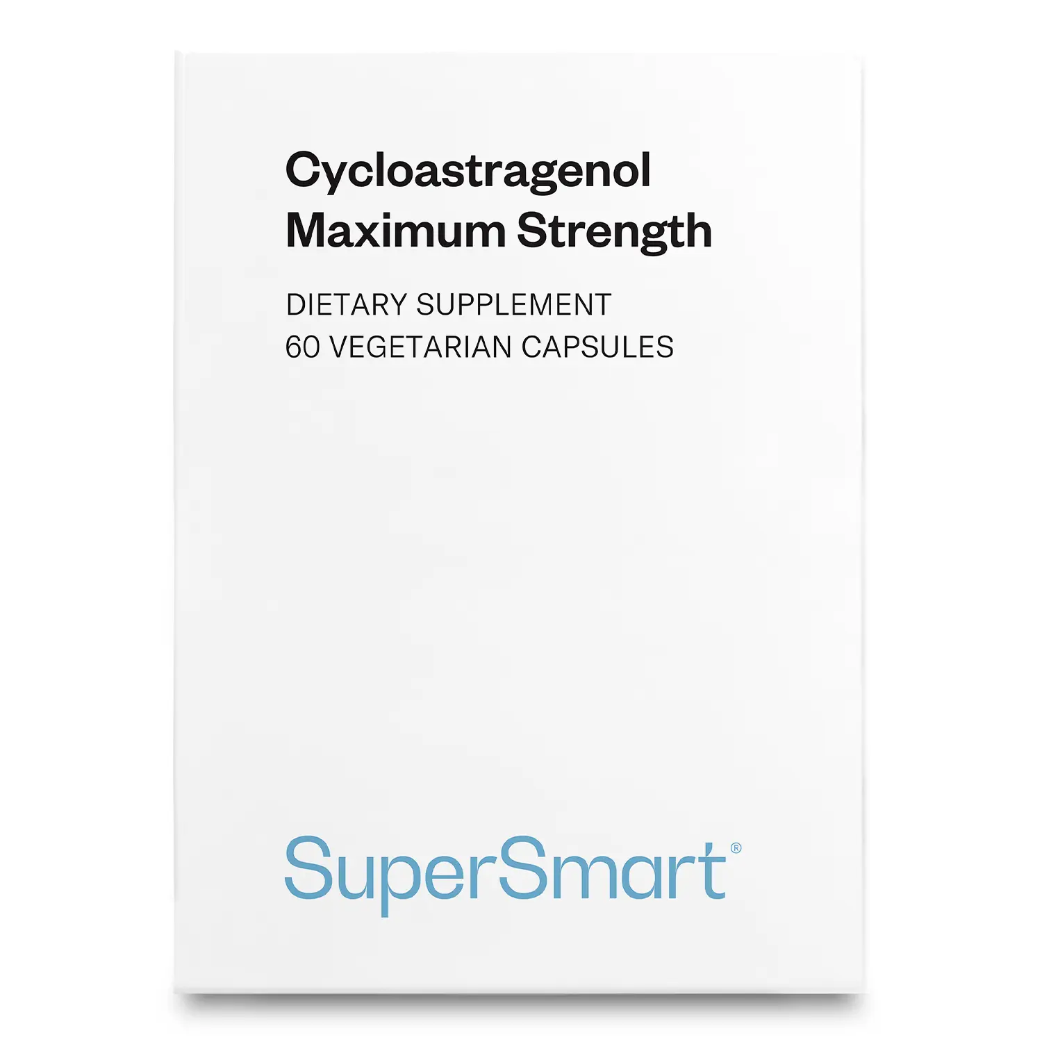 SuperSmart - Cycloastragenol 20mg per Day (98% Purity) - DNA & Telomeres Supplement - Astragalus Membranaceus | Non-GMO & Gluten Free - 60 Vegetarian Capsules