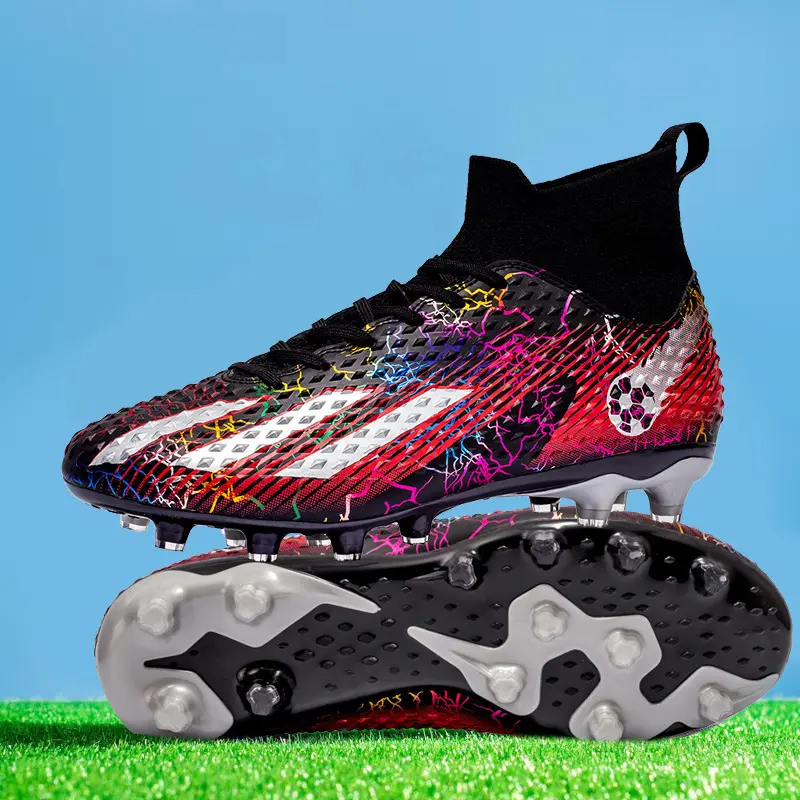 Black and red X 02 long nail